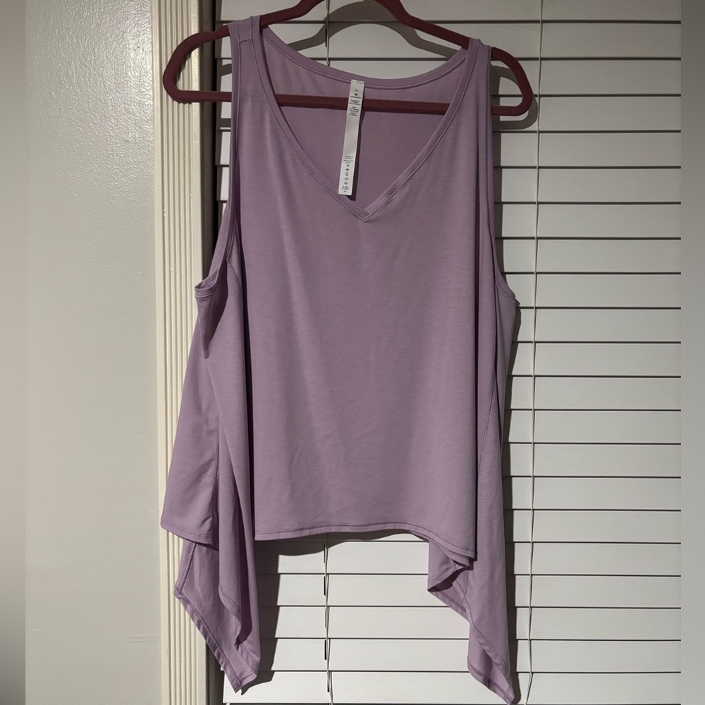 Lululemon Tank with waterfall sides